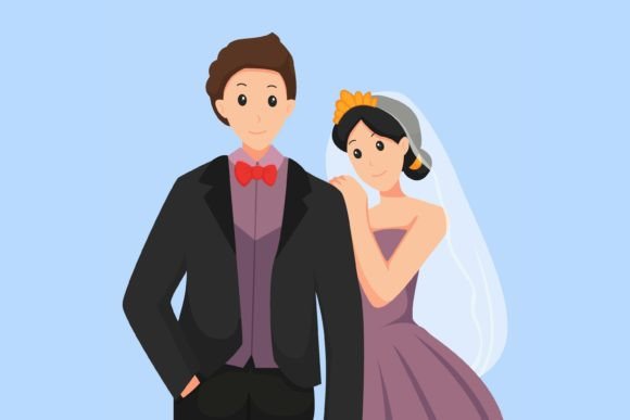 Creating Timeless Love Stories with Wedding Character Illustration