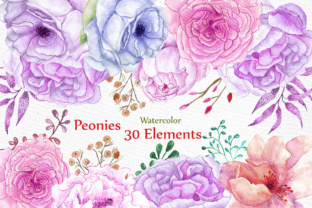 Elevate Your Designs with Hand-Painted Wedding Flowers Clipart