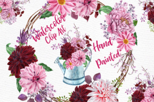 Elevate Your Designs with Watercolor Flowers Clipart