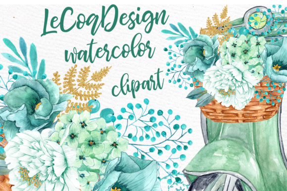 Mint Watercolor Flowers: A Spring Design Essential