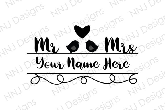 Mr and Mrs Wedding Bride Groom: A Creative Font for Designers