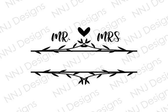 Mr and Mrs Wedding Decoration SVG: Your Ultimate Crafting Asset