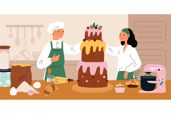The Art of Confectioners at Work: A Wedding Dessert Display