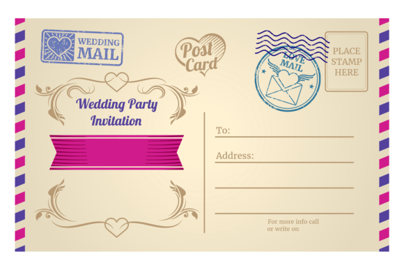 Timeless Charm: Using Wedding Party Invitation in Vintage Mail
