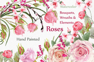 Timeless Wedding Roses Bouquets Clipart for Elegant Designs