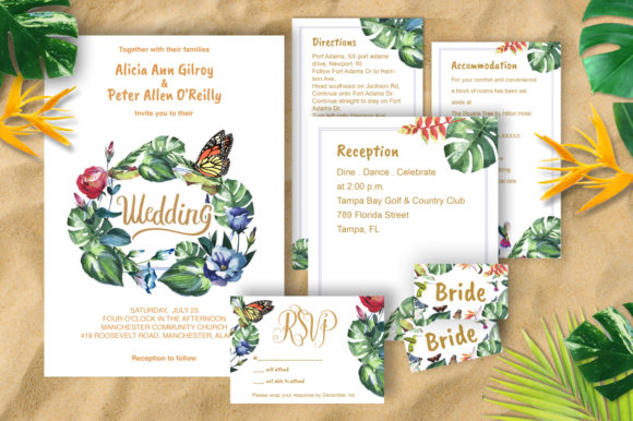 Tropical Wedding Invitation DiY: Crafting Your Perfect Day