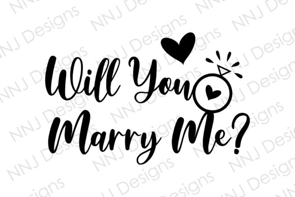 Will You Marry Me SVG: Your Wedding Design Essential